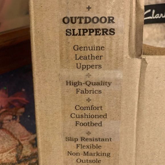 Clarks Men Suede Leather Moccasins Slippers Fux Fur Cushion NEW 8 - Picture 4 of 4